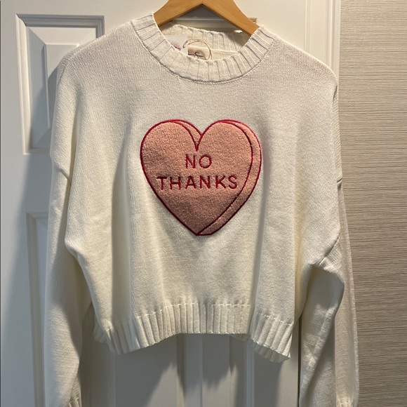 Jessica Simpson Sweaters - NWT JESSICA SIMPSON NO THANKS sweater size S
